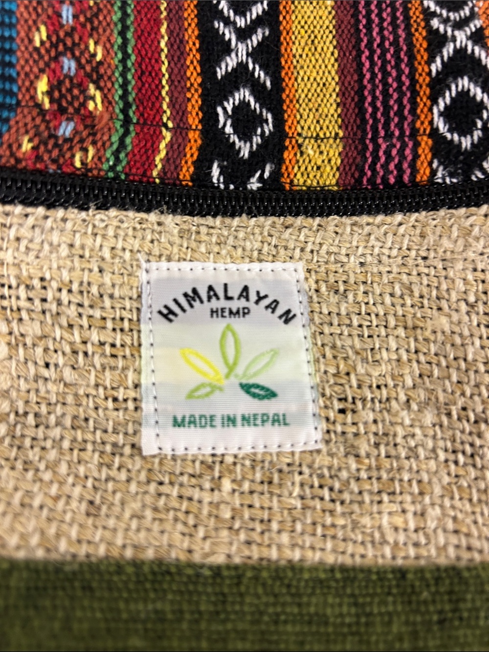 Himalayan hemp patchwork Crossbody bag image 2